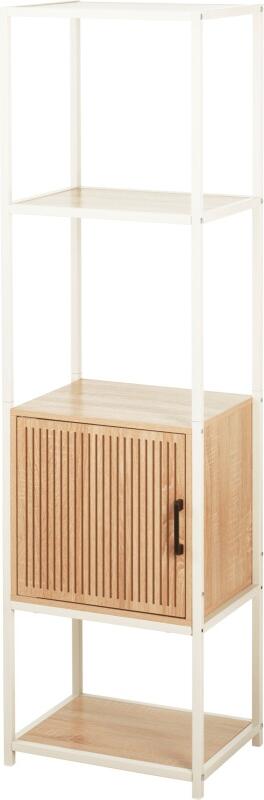 H & S COLLECTION Regál s policemi a skříňkou 153x43x33 cm KO-NB1510630