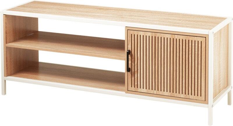H & S COLLECTION TV stolek skříňka s policemi 116x33x45 cm KO-NB1510640