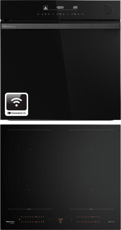 SET Trouba Hisense BSA66346PBGWIFI + Indukční deska Hisense HI6443BSCWF