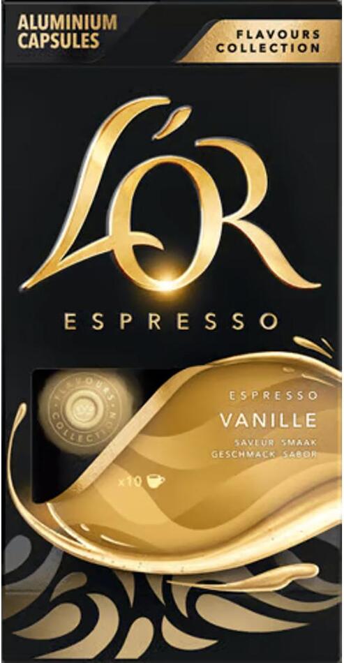Kapsle NESPRESSO LOR Espresso Vanille 10 ks L'OR
