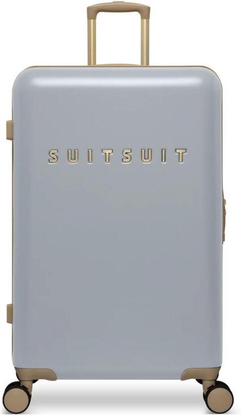 Plastový kufr SUITSUIT® Fusion Frosted Grey M - šedá