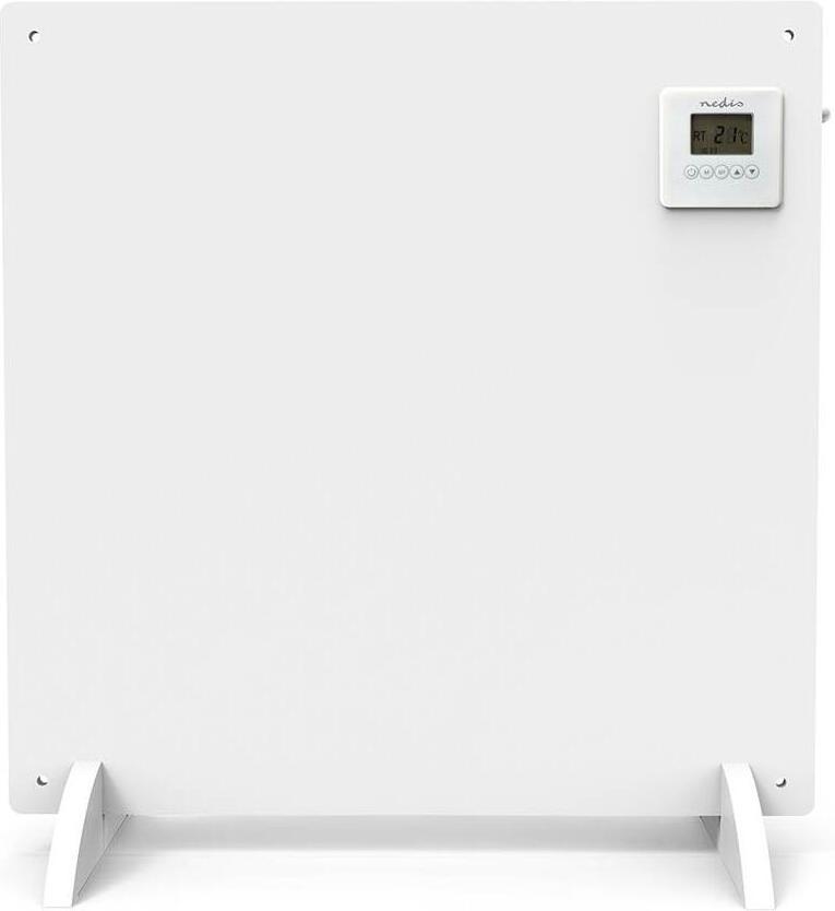 NEDIS infračervený topný panel/ 425 W/ nastavitelný termostat/ IP44/ bílý (HTIP425WT)
