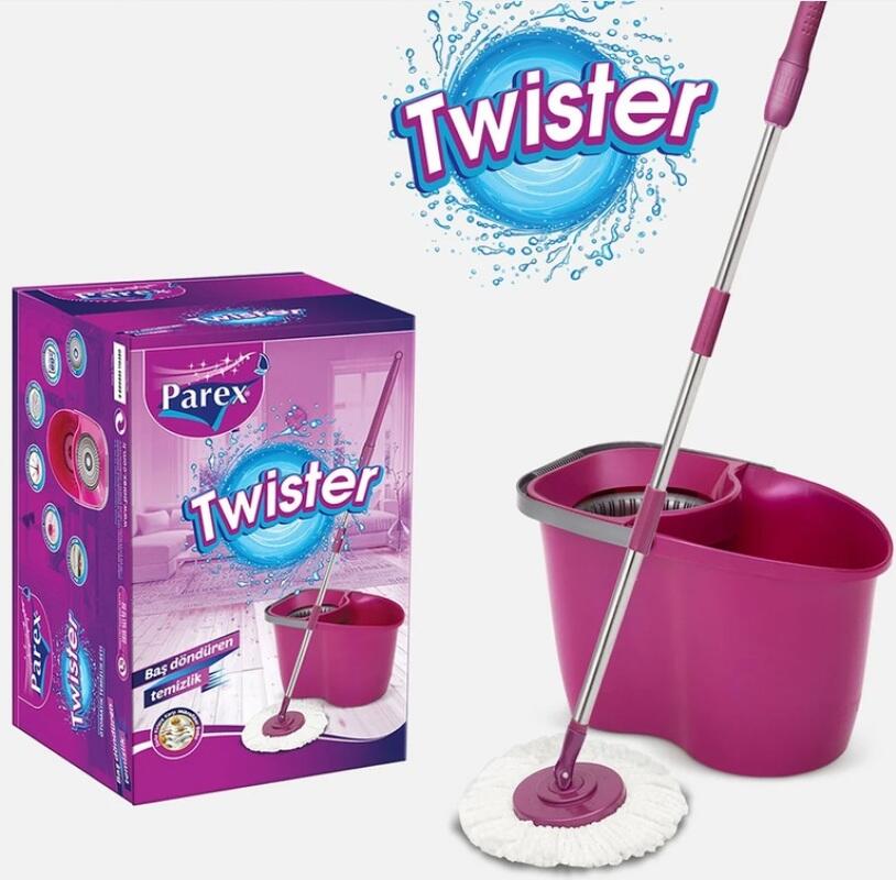 Parex Twister 360° rotační úklidová sada / mop se ždímacím systémem
