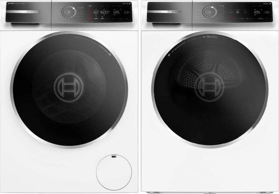 SET Pračka Bosch WGB266A5BY Serie 8 + Sušička prádla Bosch WRB247CNBY Serie 8