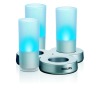 3ks LED svíčky Philips Blue 69108/35/PH