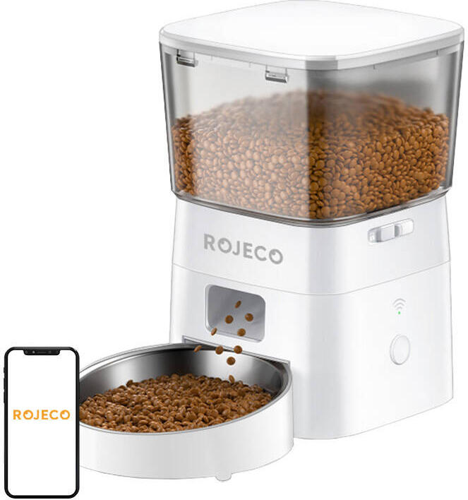 Rojeco 2L automatické krmítko pro domácí zvířata WiFi verze