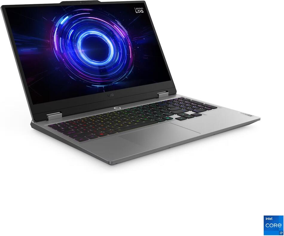 Herní notebook Lenovo LOQ 15IRX10 Misty Grey (83JE01