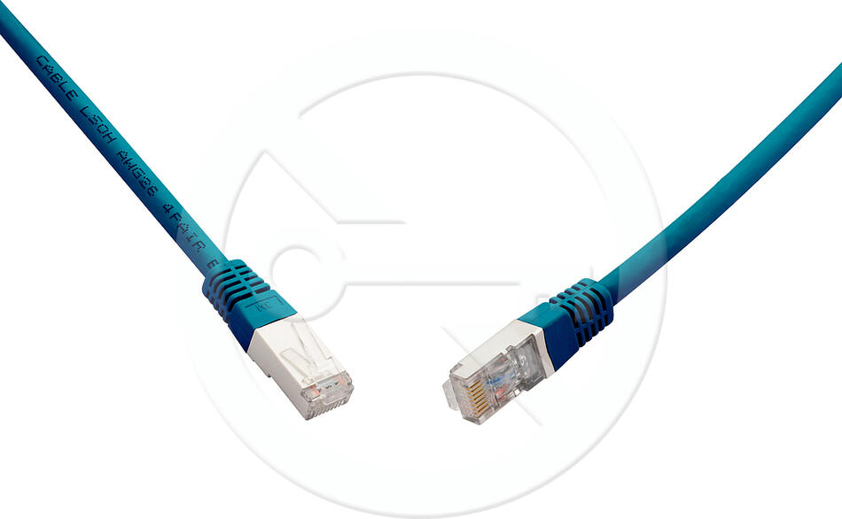 SOLARIX 10G patch kabel CAT6A SFTP LSOH 20m,modrý (28832009)