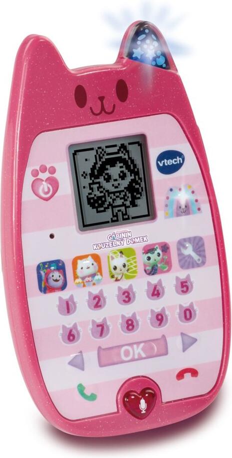 Vtech Gábinin kouzelný domek - Mňauzující telefon CZ