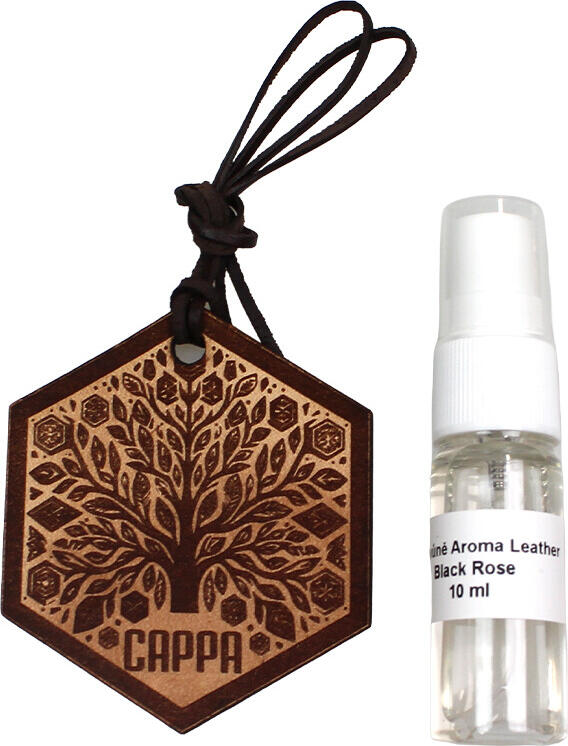 Autovůně Aroma Leather Tree Black Rose Set