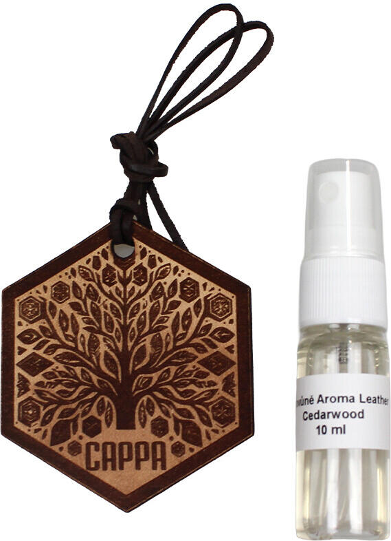 Autovůně Aroma Leather Tree Cedarwood Set