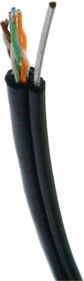 DATACOM UTP drát Cat5e 50m samonosný OUTDOOR blk (13882)