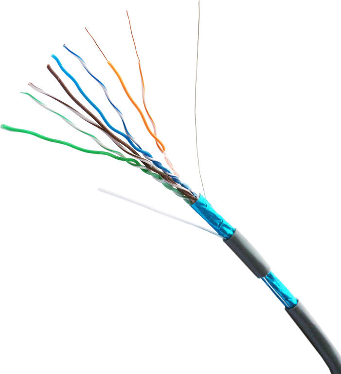 Metráž DATACOM FTP drát CAT5E LSOH,Eca 100m šedý (13651)