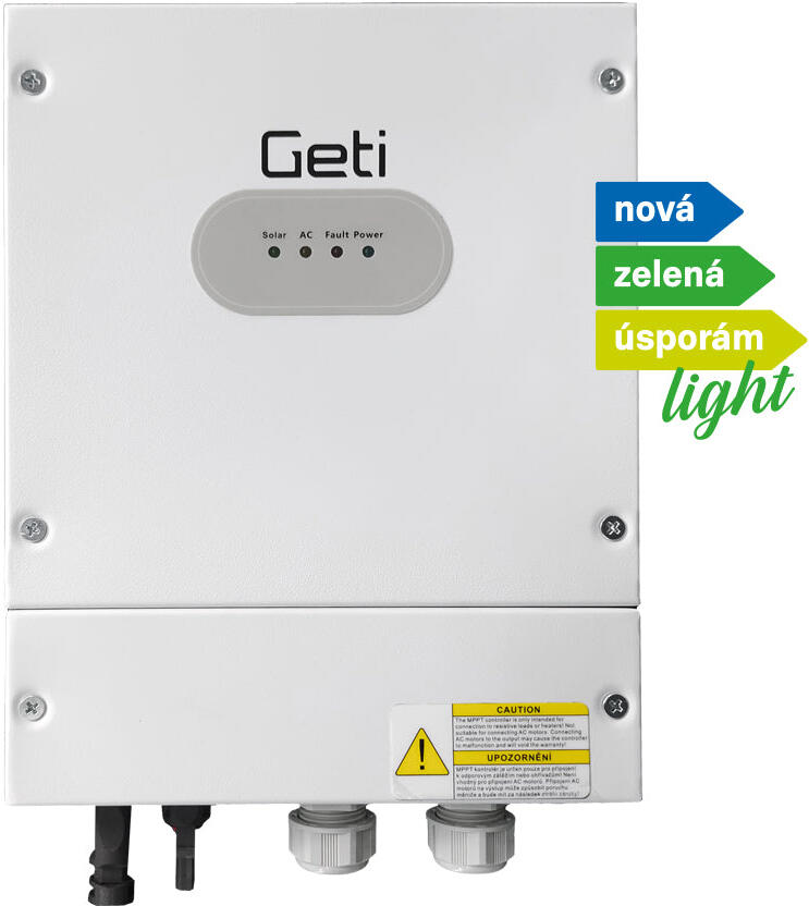 Solární invertor GETI GWH01 4000W MPPT pro PV ohřev vody