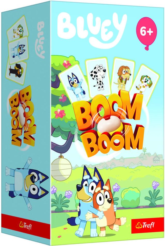 TREFL Boom Boom Bluey společenská hra v krabici 14x26x10cm