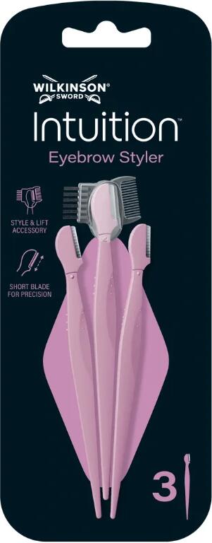 Wilkinson Sword wilkinson Intuition Eyebrow Styler 3 kusy - břitva pro úpravu obočí