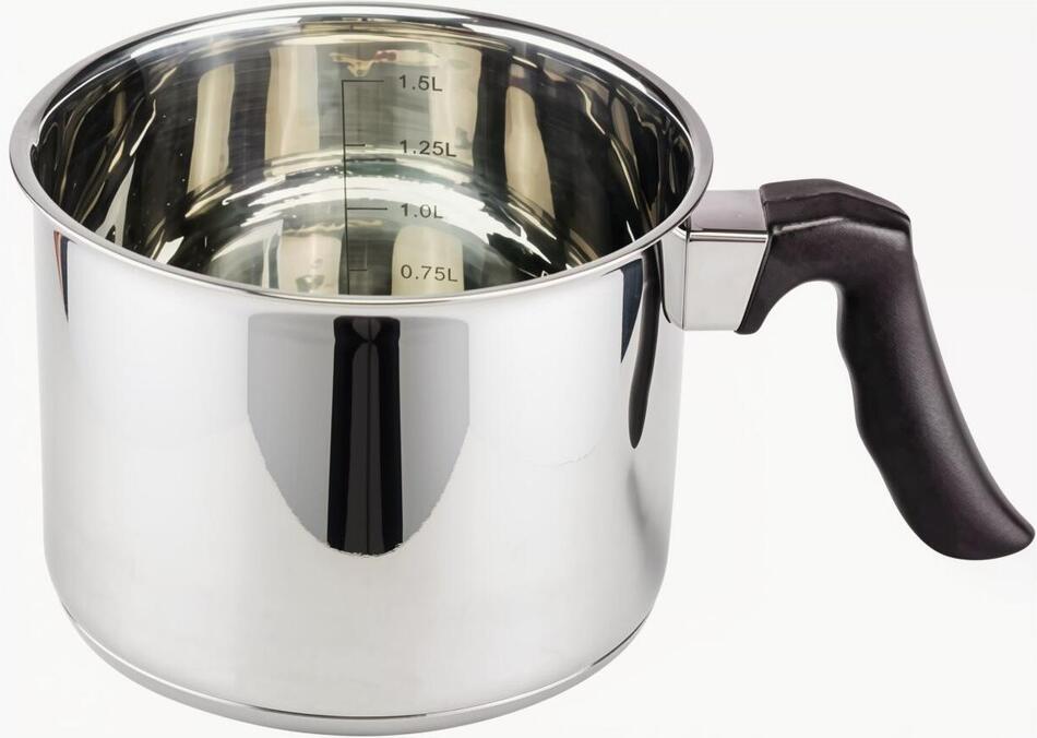 Haushalt international nerezový rendlík na mléko, 1,5 l