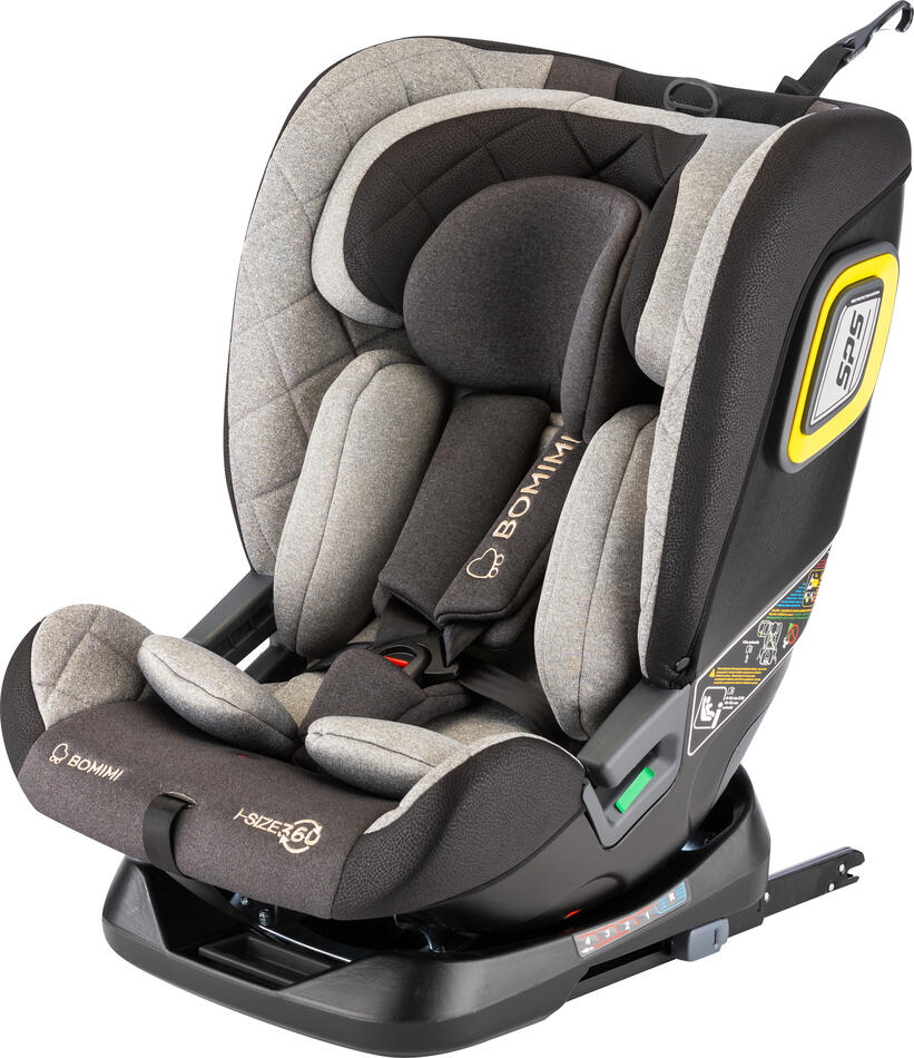 Bomimi IDEAfix I-SIZE 360° 40-150 autosedačka, metalic melange