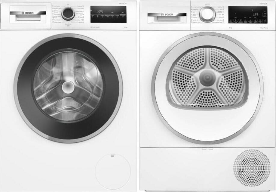SET Pračka Bosch WAN2826NBY Serie 4 + Sušička prádla Bosch WQA23200CS Serie 4