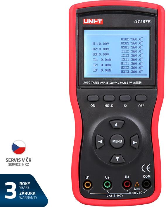 Analyzátor 3f soustavy UNI-T UT267B