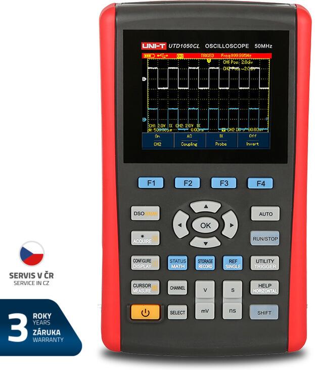 Ruční osciloskop s multimetrem UNI-T UTD1050CL