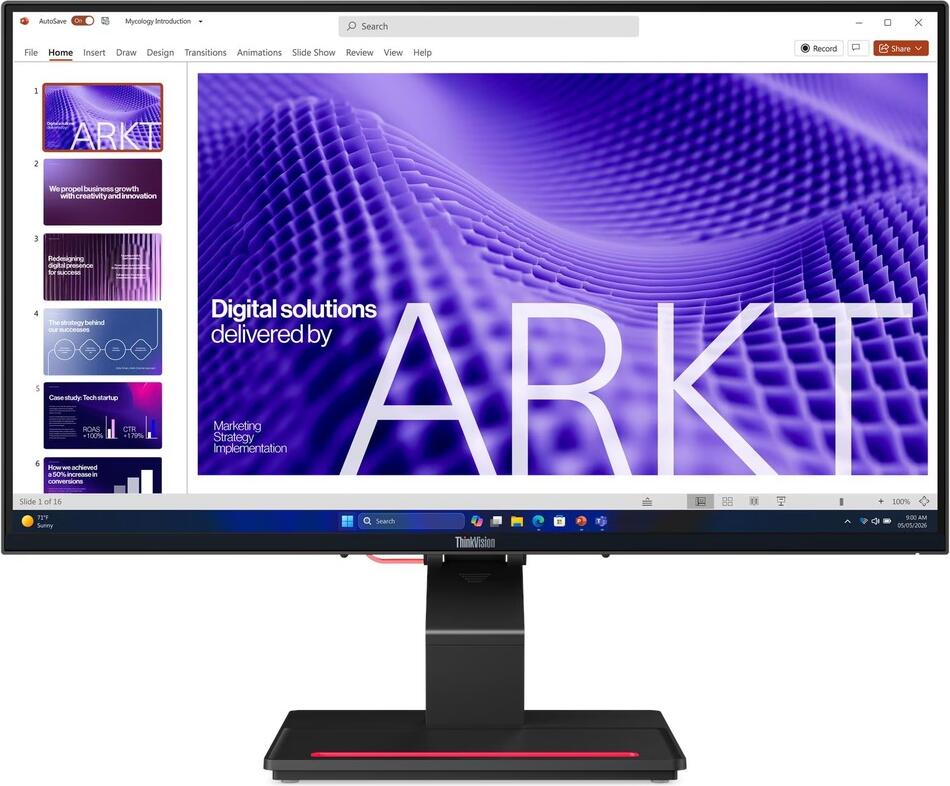 Lenovo ThinkVision / T24D-4t / 23,8" / IPS / FHD / 120Hz / 4ms / Černá / 3R (64D2GAT2EU)
