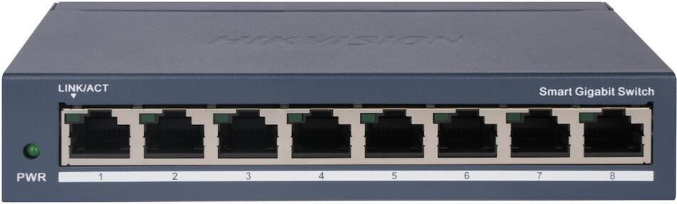 Hikvision DS-3E1508-EIV2 - Smart Switch 8x Gb port RJ-45