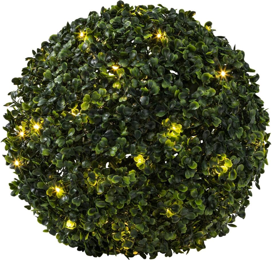 Haushalt international svítící buxusová koule s 40 LED, 35 cm