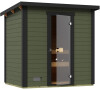 WEKA Sauna KAAPI 2 - šedozelená - outdoor sauna