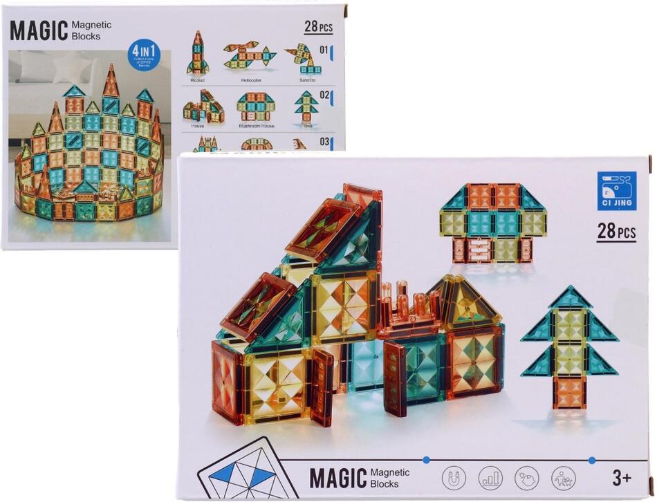 Magnetická stavebnice pro děti