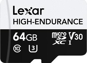 Lexar 64GB H-E microSDHC C10 A1 (LMSHGED064G-BCNNG)