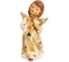 KMF porcelánový anděl se srdcem - svícen, 20 cm