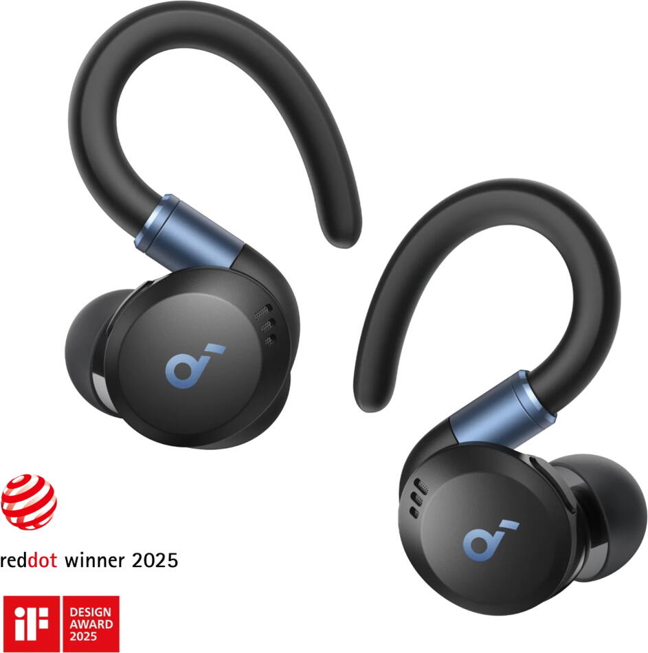 Anker Soundcore Sport X20/ sluchátka/ Bluetooth/ BassUp/ ANC/ IP68/ černá (A3968G11)