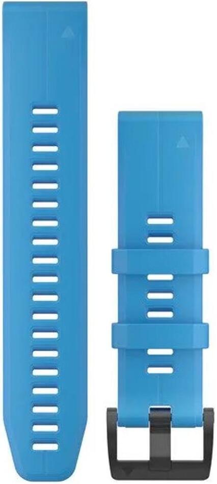 Řemínek na hodinky Garmin QuickFit 22 Cyan Blue Silicone