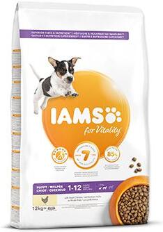 Iams Dog Puppy Small&Medium Chicken 12kg
