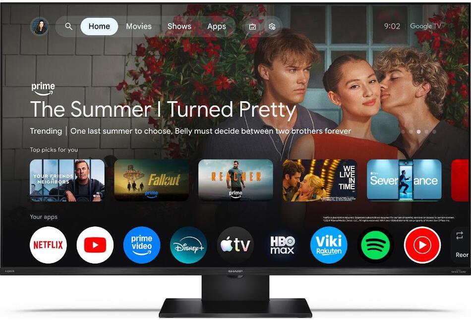 50JR7265E QLED GOOGLE SMART 144Hz Sharp
