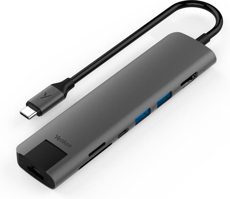 YTC 083 USB-C Hub 7v1 4K Uni Yenkee