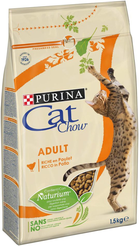 Granule Purina Cat Chow Adult Chicken&Turkey 1,5 kg