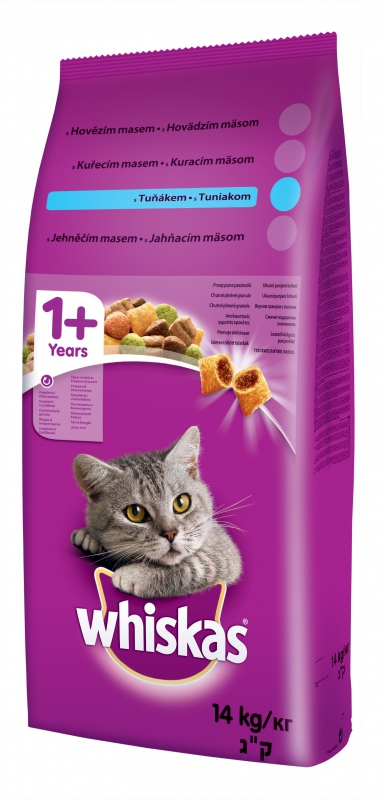 Granule pro kočky Whiskas Adult s tuňákem, 14 kg