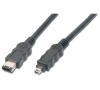 Kabel Digitus FireWire 4pin - 6pin 1,8m, černý