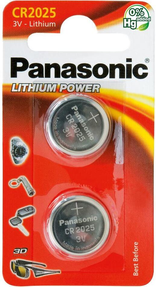 Baterie Panasonic CR-2025 2BP