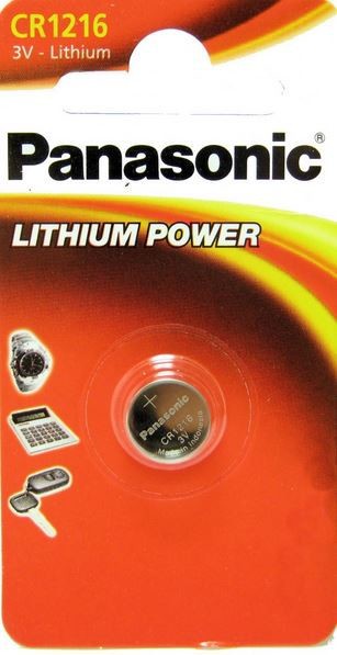 Baterie Panasonic CR 1216, Lithium