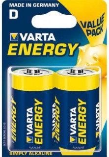 Baterie Varta ENERGY 4120, D/R20, 2ks