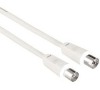 Anténní kabel 75dB, bílý, 5m HAMA 45162