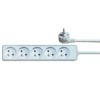 Prodlužovací přívod 5z.  7m, 3 x 1mm2, bílý