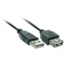 USB kabel, USB 2.0 A konektor - USB 2.0 A zdířka, 2m  SSC0402E
