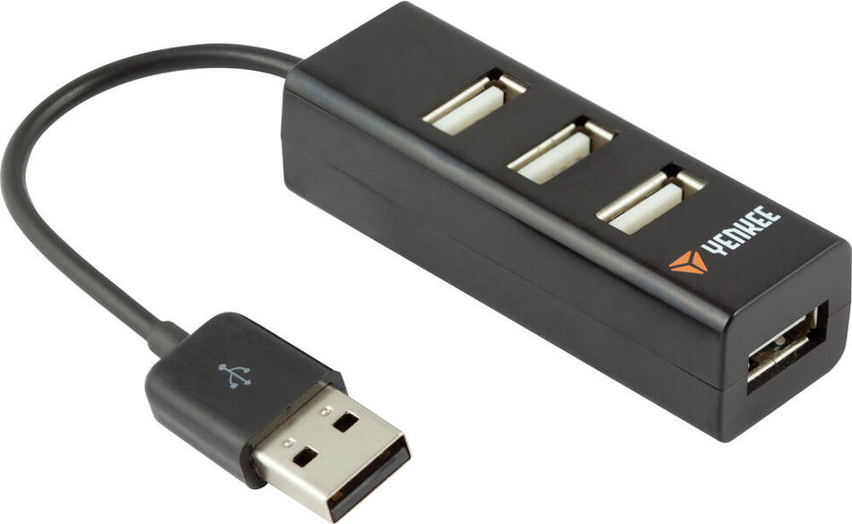 USB rozbočovač Yenkee YHB 4001BK černý