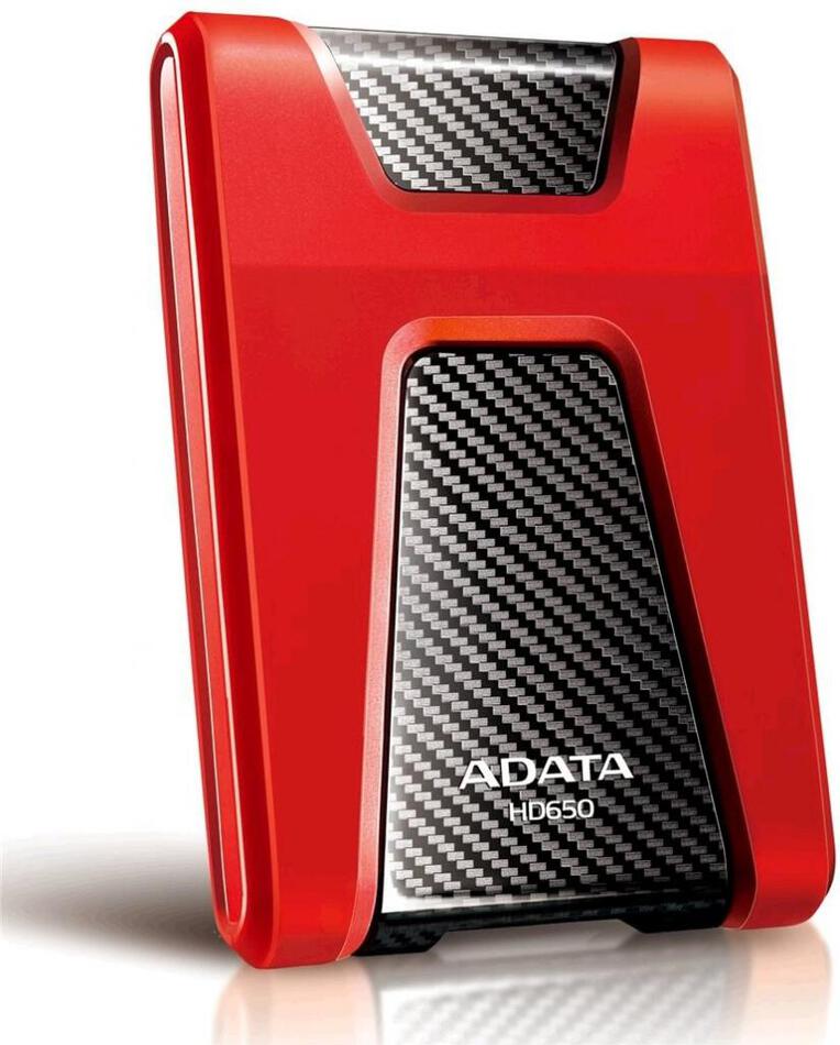 Externí disk ADATA HD650 1TB 2.5", červený
