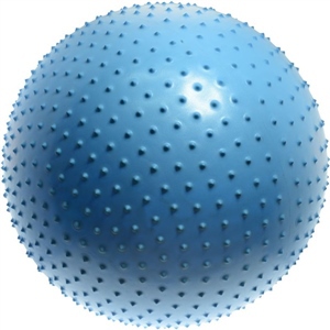 Masážní míč Lifefit gymnastický MASSAGE BALL 65 cm - modrý