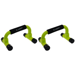 Opěrka na kliky Lifefit PUSH UP BAR, 1 pár - zelené